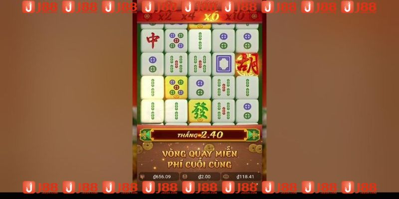 Giao diện Nổ hũ đường mạt chược nổi bật với nhiều màu sắc